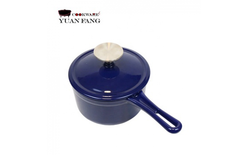 Hot Sale Cookware 15CM Thicken Cast Iron Milk Heating Pot Panela De Ferro Enamel Cast Iron Saucepan