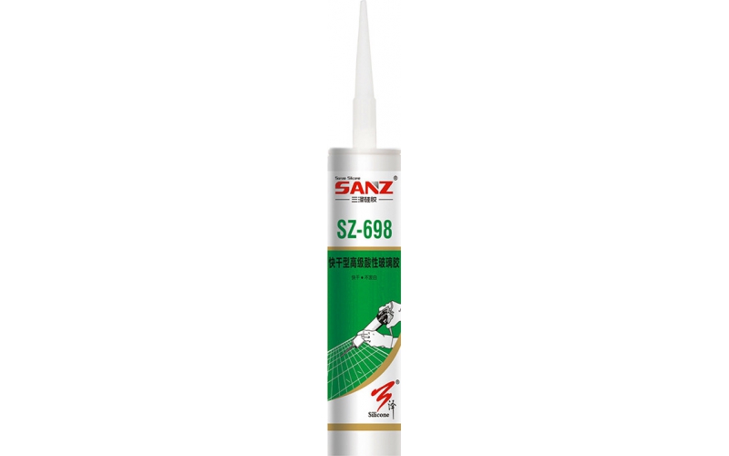 SZ698 Quick drying senior acid glass silicone sealant