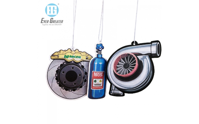 Custom Paper Car Hanger Car Air Freshener for Different Shapes and Scents