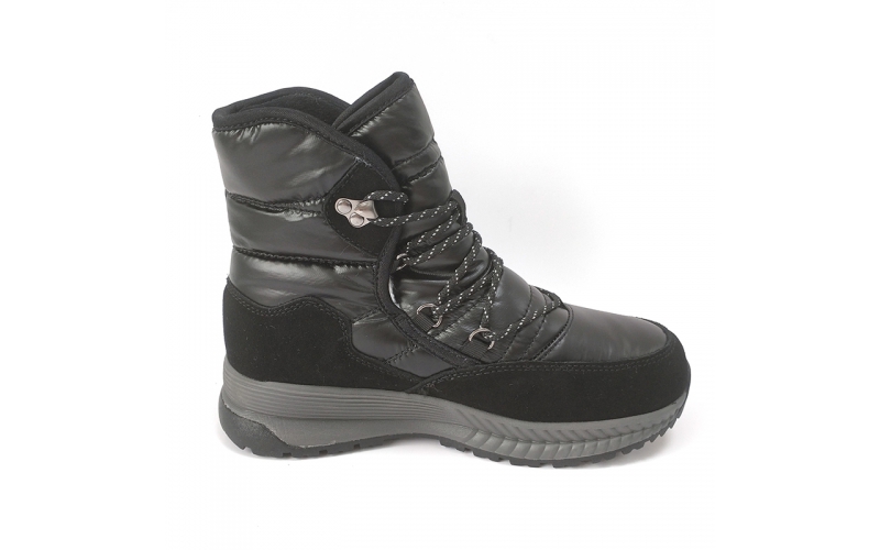 Cotton boots with fleece lining