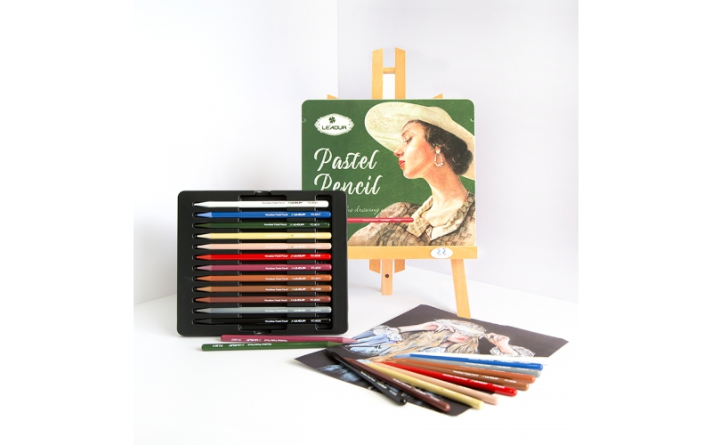 Premium Matte Colors Painting Set Woodless pastel pencil