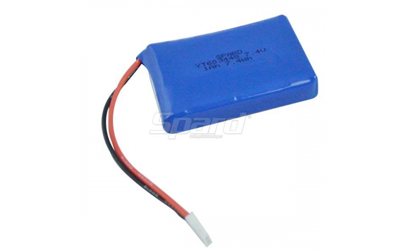 Lithium Polymer Battery 7.4V 1Ah YT603448