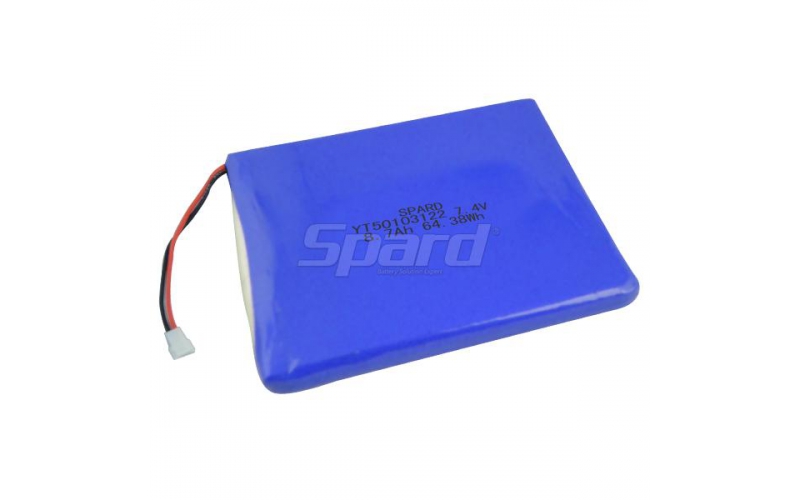 li-po battery 7.4V 8.7Ah YT50103122