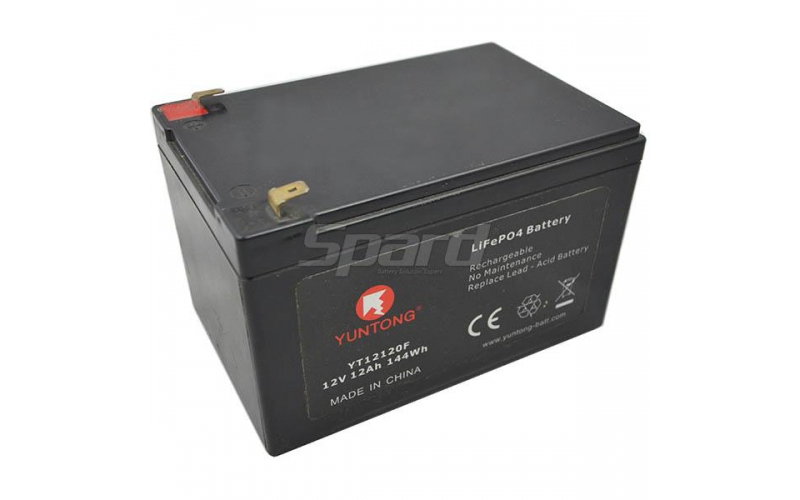 Replace SLA - Spard LiFePO4 battery 12V 12Ah YT12120F