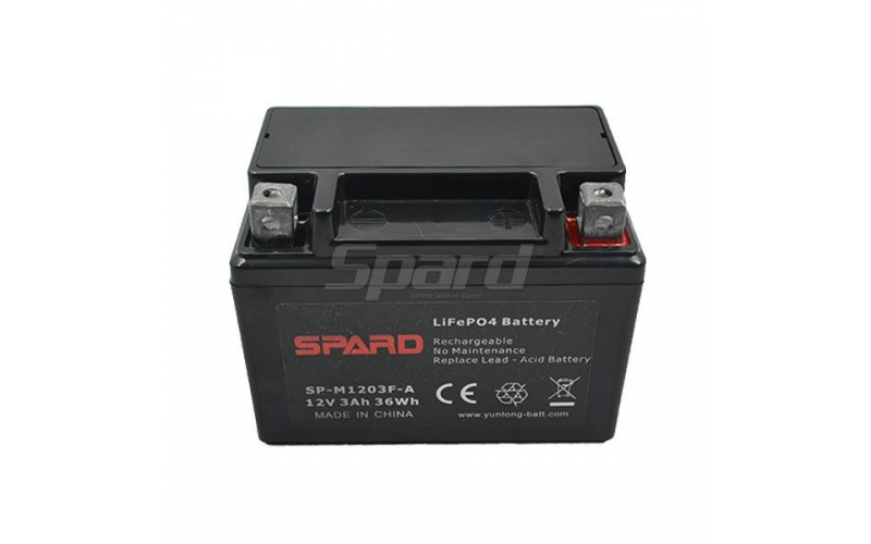 LiFePO4 High Power Type SP-M1203F-A 12V 3Ah