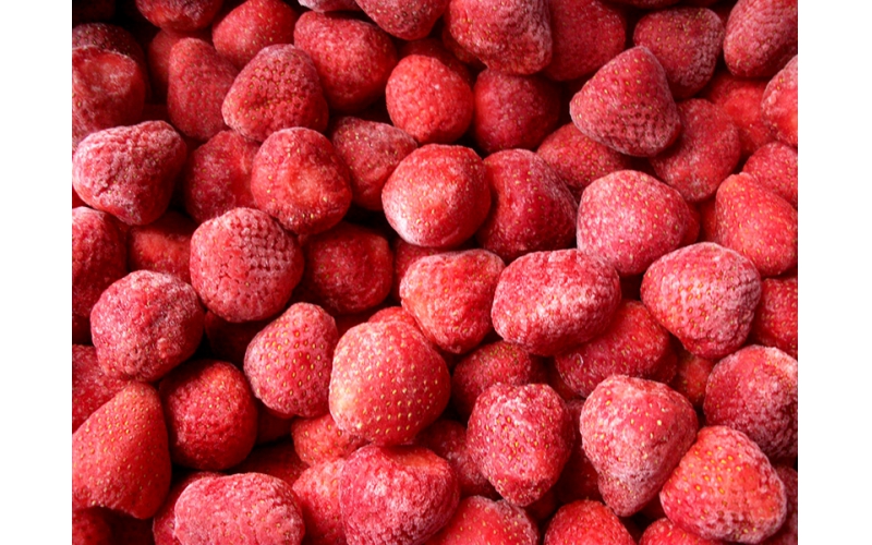 Frozen strawberry