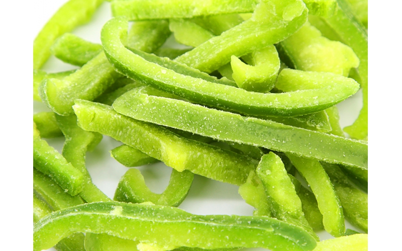 Green pepper slices