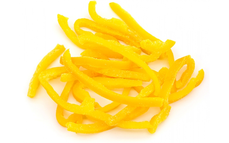 Yellow pepper slices