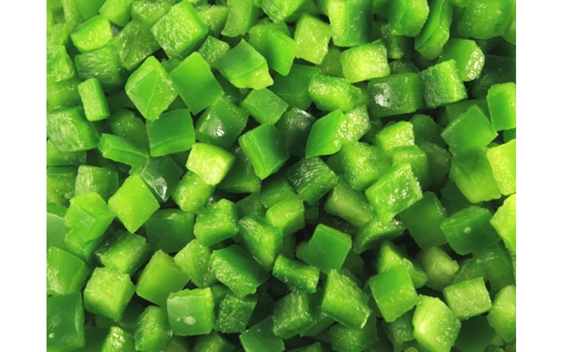 Diced green pepper