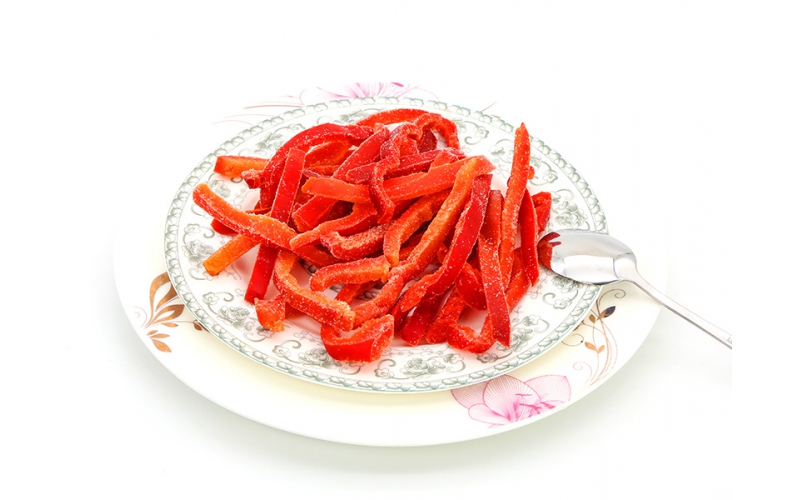 Red pepper slices