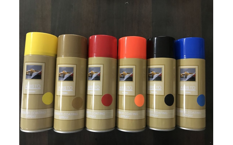 Multi Colors Water Based Paint Removable Rubber Coating Spray Paint