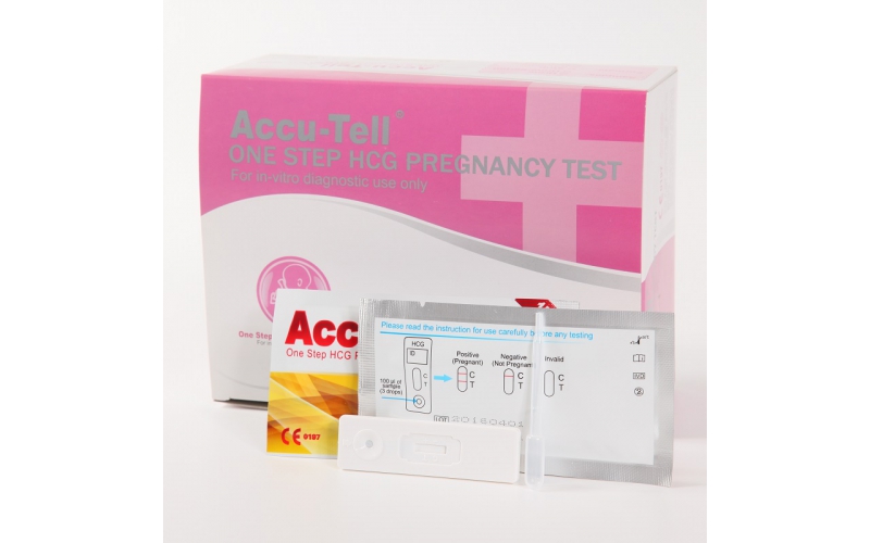 Accu-Tel HCGPregnancy Rapid Test Cassette/Midstream/Strip (Urine)
