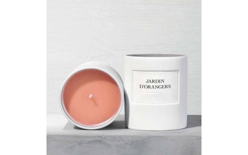 Custom Fragrance Private Label Soy Wax Scented Candles White Modern Solid Cylindrical Ceramic Candle