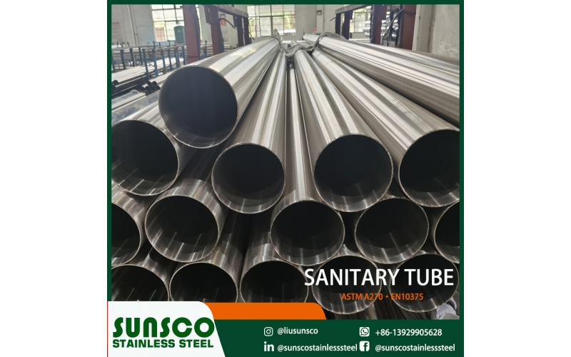 ASTM A270&middot;EN10375 Stainless steel sanitary tube