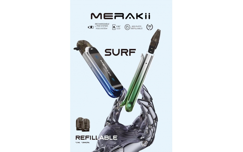 Replaceable 5 flavours in 1 vape